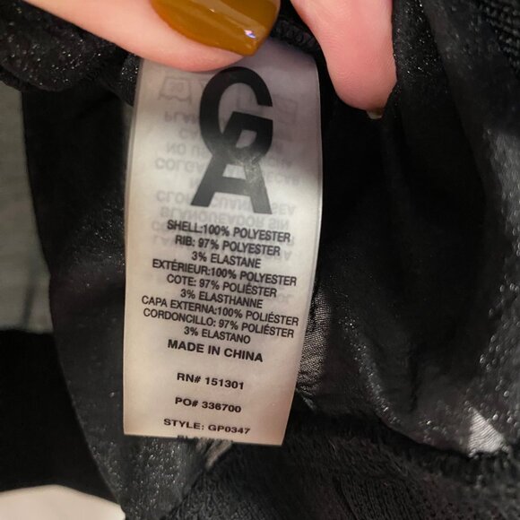 Good American Sheer Crop Bomber Jacket Black Size‎ 3 (L) - Picture 5 of 8